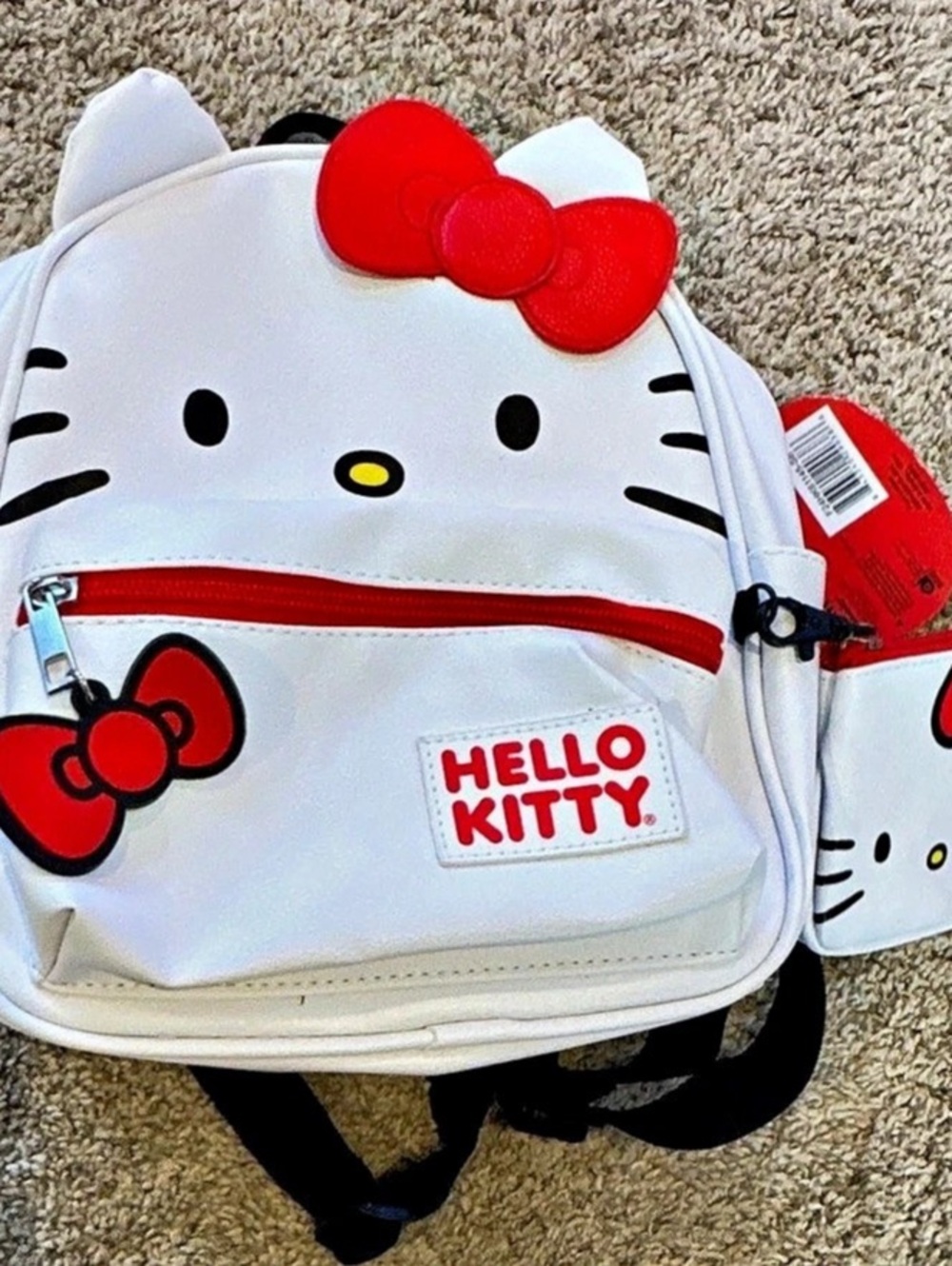 Hello Kitty backpack White & Red NWT Mini Backpack Kids
